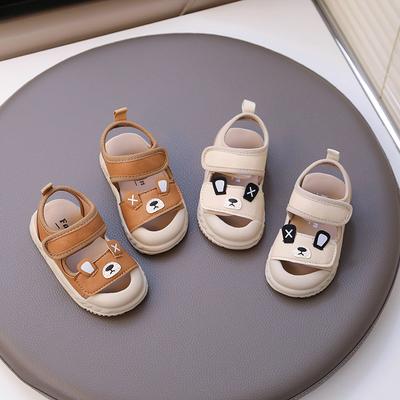 Baby Beach Shoes Soft Anti-Slip Lightweight Comfortable First Walkers for Toddlers 2025 Summer New Boys Girls Sandals Cute Bears