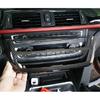 Carbon Fiber Console CD/AC Panel Cover Trim For BMW 3 4 Series F30 F31 2013-2018