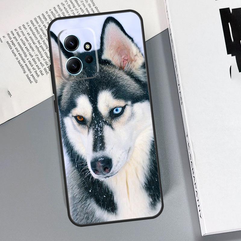 Animal Husky Puppy Case For Xiaomi Redmi Note 14 Pro 10 11 12 13 15 Pro Cover For Redmi 15 13C 12C 10C 14C 15C