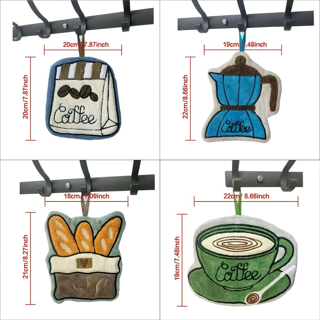 The Ultra Light Coffee Towel Can Be Hung Drying Towels Quick Drying Towels for Kitchen and Bathroom Valentine's Day Gifts, Employee Benefits