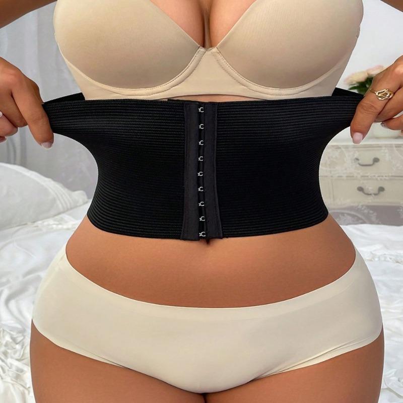 Adjustable Buckle Waist Cincher High Compression Tummy Control Women Body Shaper Corset S