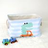 Boîte de rangement pliable - DINO - Poignées - Toile de coton doublée - Grande capacité