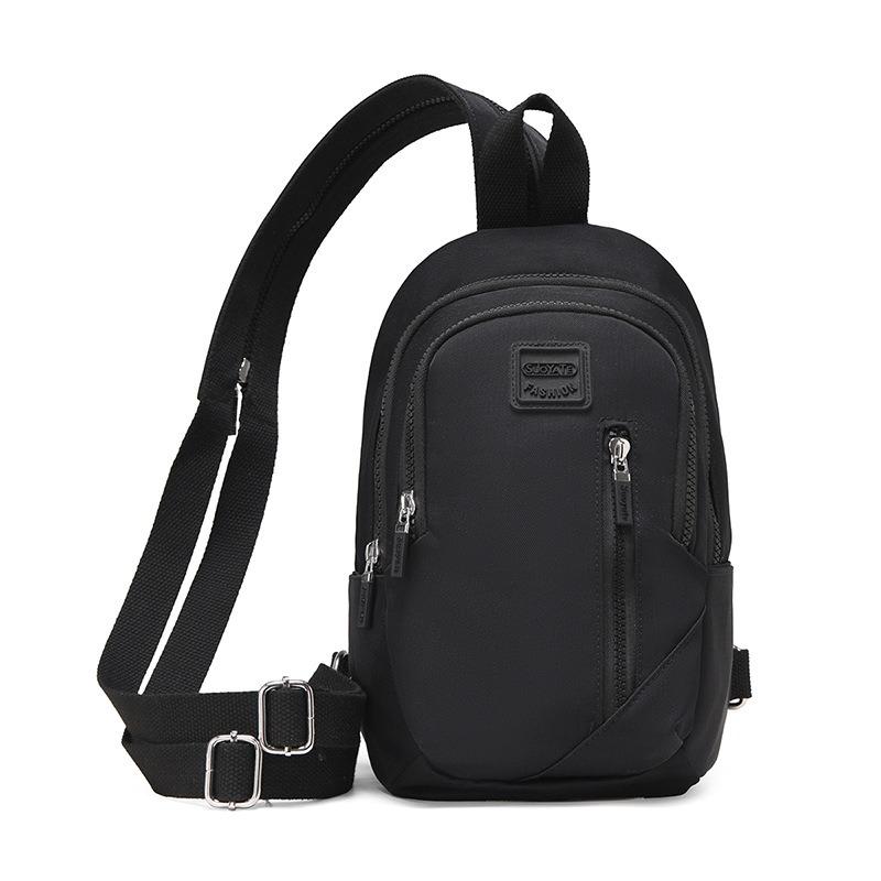 Simple Student Breast Bag Male and Female College Student Sports Messenger Bag Casual Small Backpack Trendy Cool Shoulder Bag
