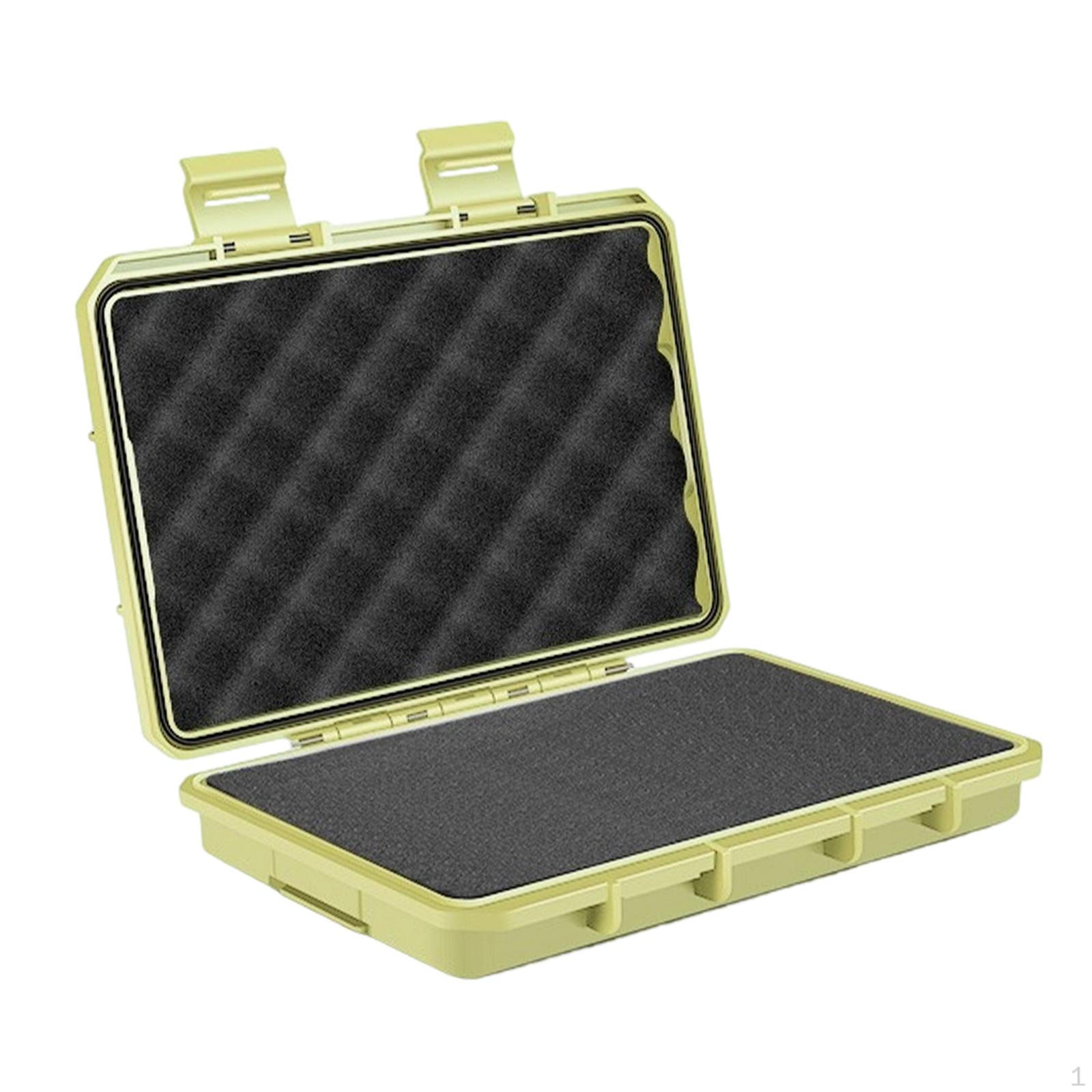 

Hard Carrying Case Carry Storage Box Organizer for Parts Tools Precision Instrument Testing Beige M