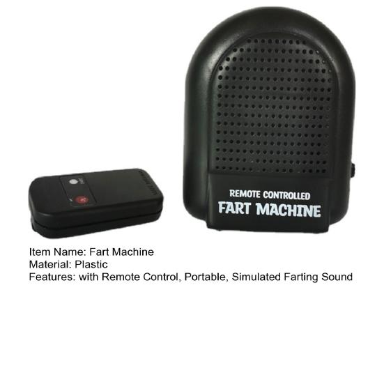 Macchina per scoreggiare con telecomando, portatile, divertente, simulata, suono di scoreggia, scatola per scoreggiare, giocattolo scherzoso, accessorio ingannevole, bambini, adulti, regalo scherzoso
