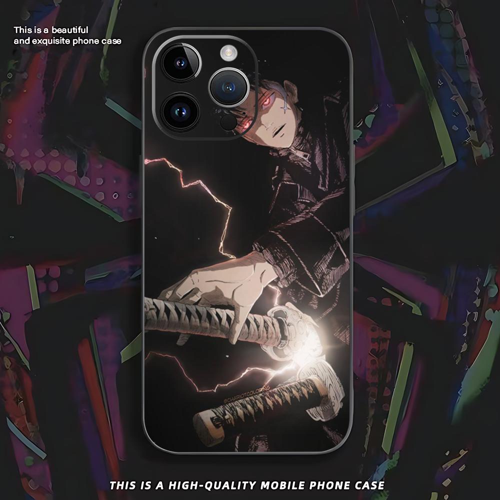 Korean Comics Kagurabachi Chihiro Phone Case For iPhone 16 15 14 13 12 11 Plus Mini Pro Max Soft Black Shockproof Cover