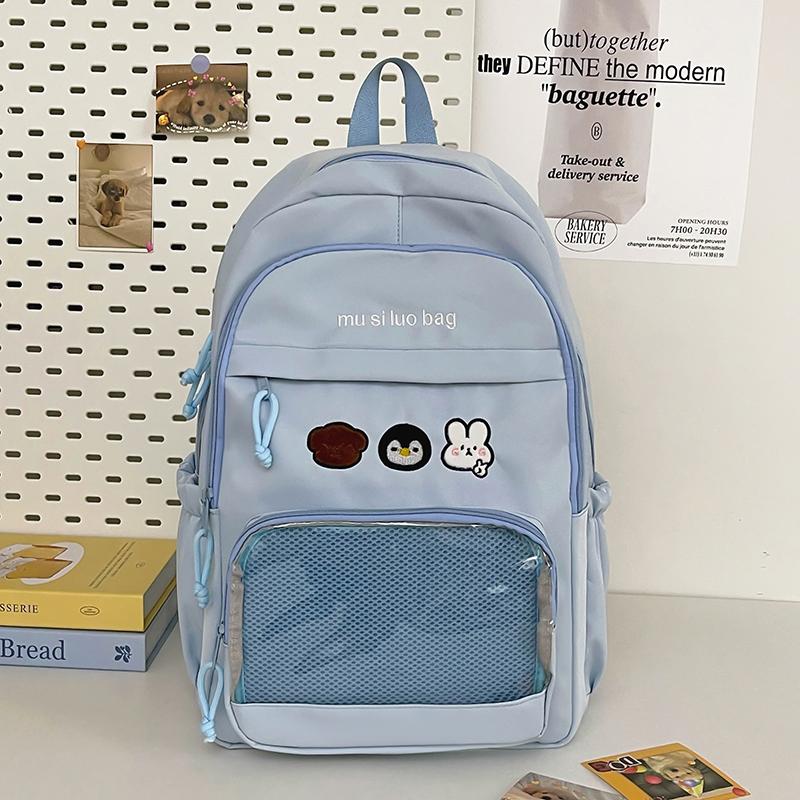 College Style Schoolbag Women Large Capacity Backpack Girls Lightweight Waterproof Backpack