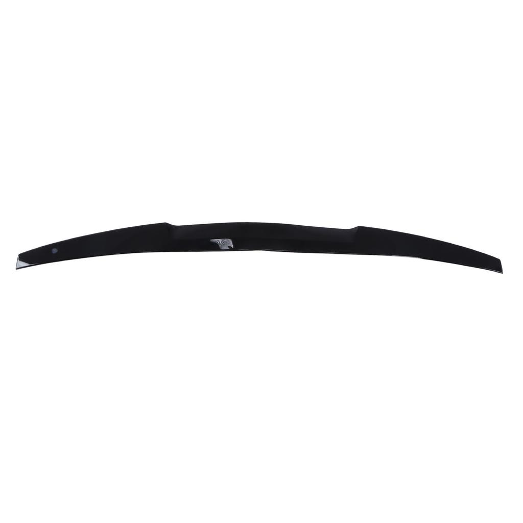 Universal Gloss Black Car Rear Trunk Spoiler Lip Rubber Spoiler Wing 120cm 47.24in X 7cm 2.76in