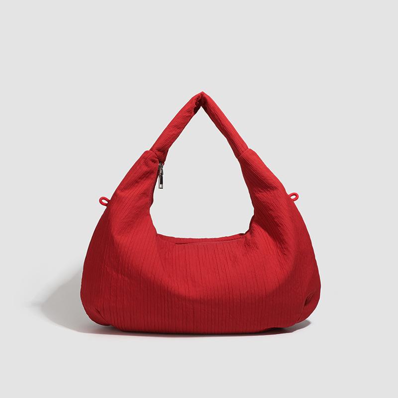Bag Women's Summer Ice Cream Color Cloud Bag Niche High Value Underarm Bag Portable One Shoulder Crossbody Dumpling Bag Tide