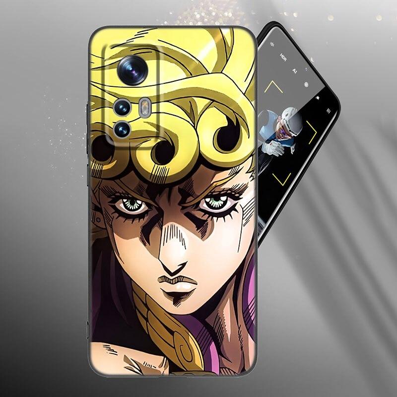 JoJo Bizarre Adventure Phone Case For Xiaomi Mi 10T 11i 11T Note 10 11 Lite NE F1 POCO F3 M3 X3 GT NFC M4 X4 Pro 5G Black Cover
