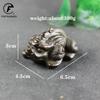 Solid Brass BIG Toad Figurines Tea Pet Table Toy Ornament Decoration Crafts Accessories Lucky Copper Animal Statues Decor