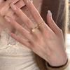Princess Moissanite Chic Cut Ring With Eyecatching Pear Drop Design Women For