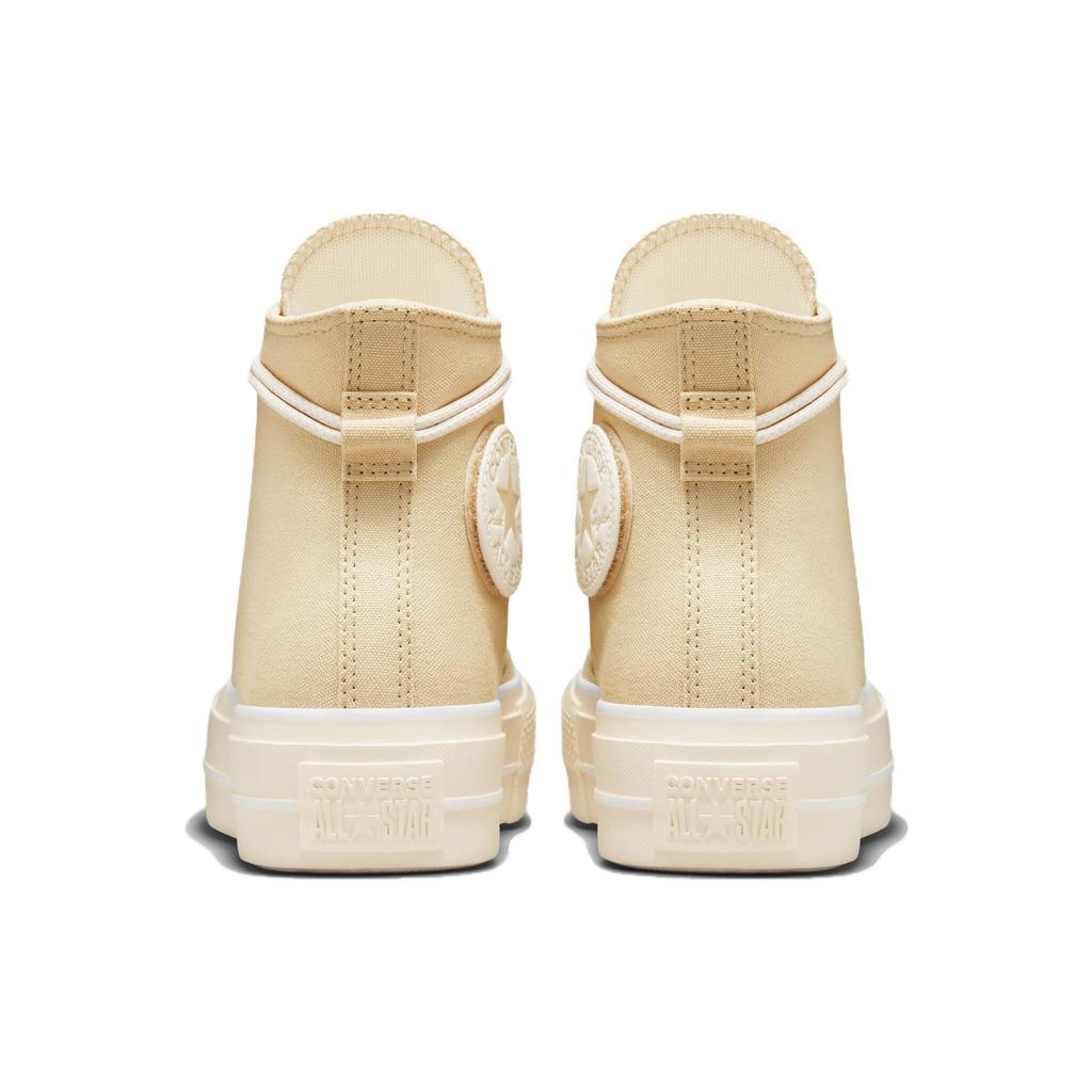 Converse  Chuck Taylor All Star Lift Platform Canvas High Oat Milk Women Sneakers Tan A06092C