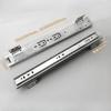 Pull basket track, Kitchen cabinet drawer Buffered slide rail, Bottom and side installation Adjustable width With damping buffer