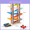 Wooden Gliding Car Toy For Kids With Inertia Track And Parentchild Interaction For Ages 1 To 4
