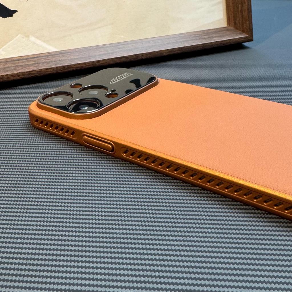 IPhone 17 Lederhülle mit Wärmeableitung, magnetischem Laden und Rundum-Sturzschutz