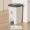 Large 30L Outdoor Kitchen Trash Can with Pedal and Lid