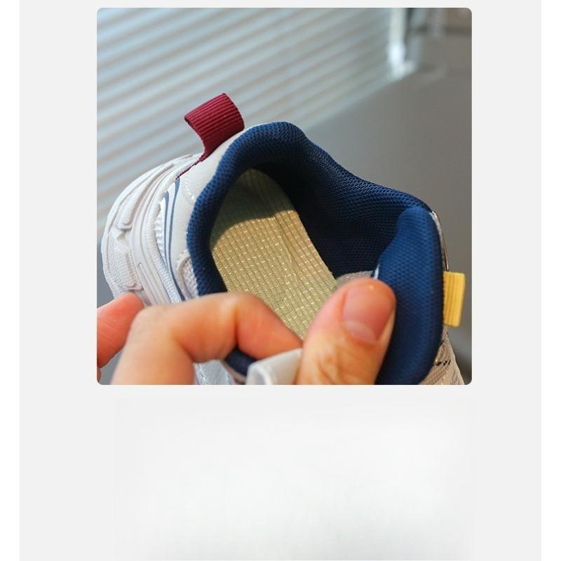 Spring new children's sports shoes mesh breathable boys running shoes soft sole girls dad shoes