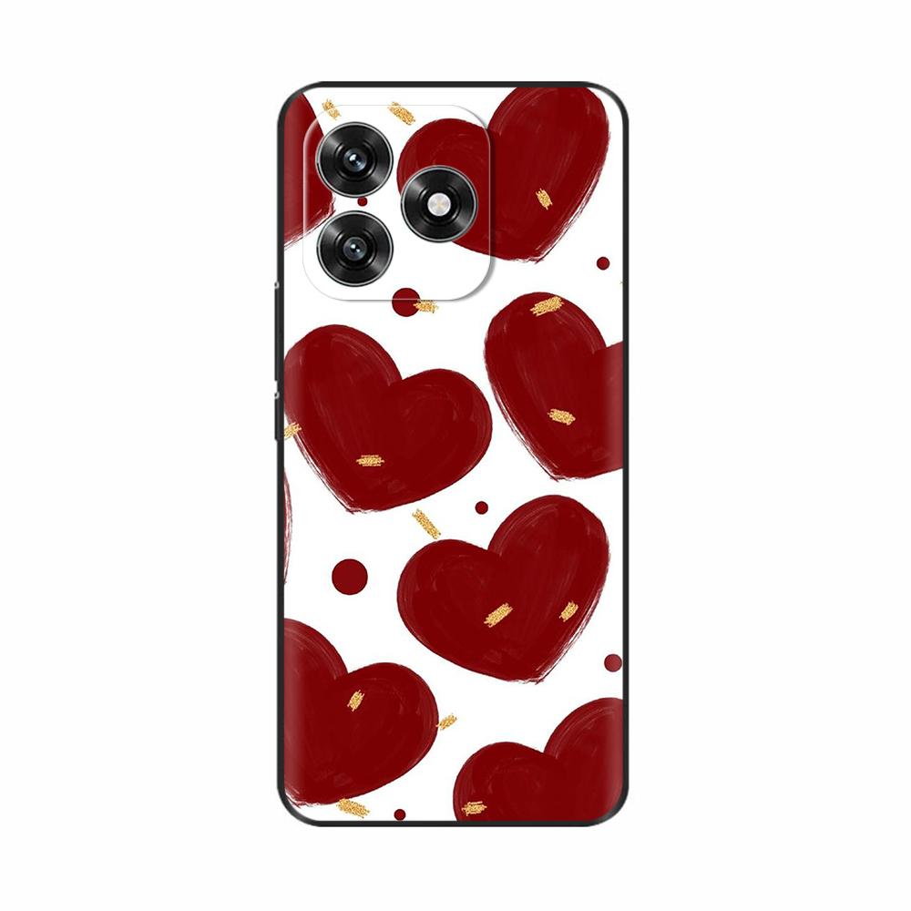 For Honor X5c Plus Case Luxury Painted Back Cover Soft Silicone Case For Honor X5c Plus X5 C Plus Proective Phone Cases Fundas