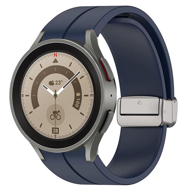 Band for Samsung Watch 7/4/5/6/5 Pro/classic/FE 44mm 40mm Magnetic Silicone Sport No Gaps Bracelet Correa Galaxy Watch 7 Strap