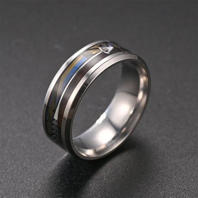 1Pc Fashionable, Fashionable, Versatile and Minimalist Design Titanium Steel Ring, Suitable for Men and Women To Wear Fashion Accessories