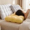 Fluffy Quilted Sleep Pillow Skin-friendly Cloud Bread Pillow Creative Sleeping Pillow  Bedroom