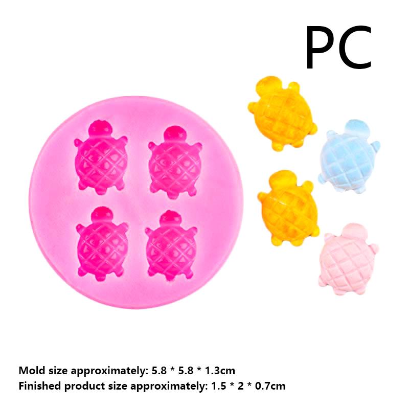1Pc Turtle Mold Silicone Mold For Turtle Making Reusable Turtle Resin Epoxy Mould Casting Molds DIY Silicone Mould