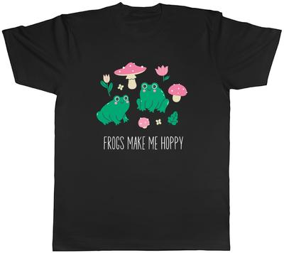 Frogs Make Me Happy Croak Toad Amphibian Lover Unisexs TShirt Tee Gift Top