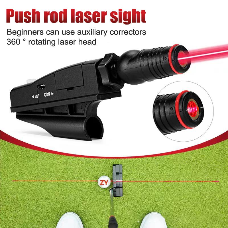 Golf Putter Laser Zielfernrohr Set Mit Stativ Schutzbox Golf Laser Putting Trainer Golf Putting Zielkorrektor Golf Übungslinie