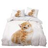 Dream NS Dog Cat Bedding Set Home Textiles Duvet Cover Set Bedclothes 2/3PCS Bedding Set Twin Single Boys Adult New Year Gift