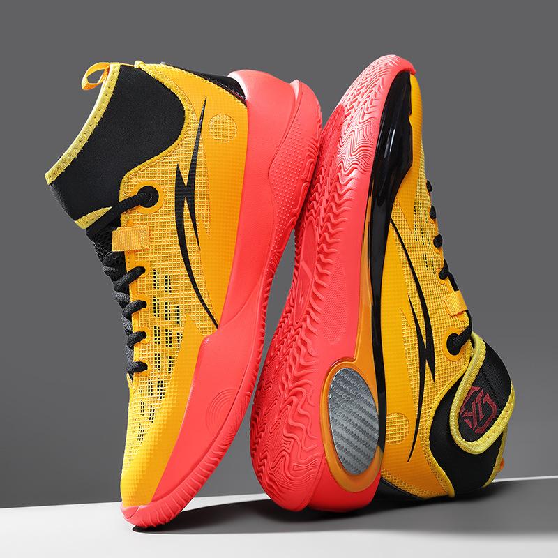 High-Quality Basketball Shoes High-Top Casual Breathable Sports Basketball Shoes Men'S And Women'S Adult Youth Basketball Shoes