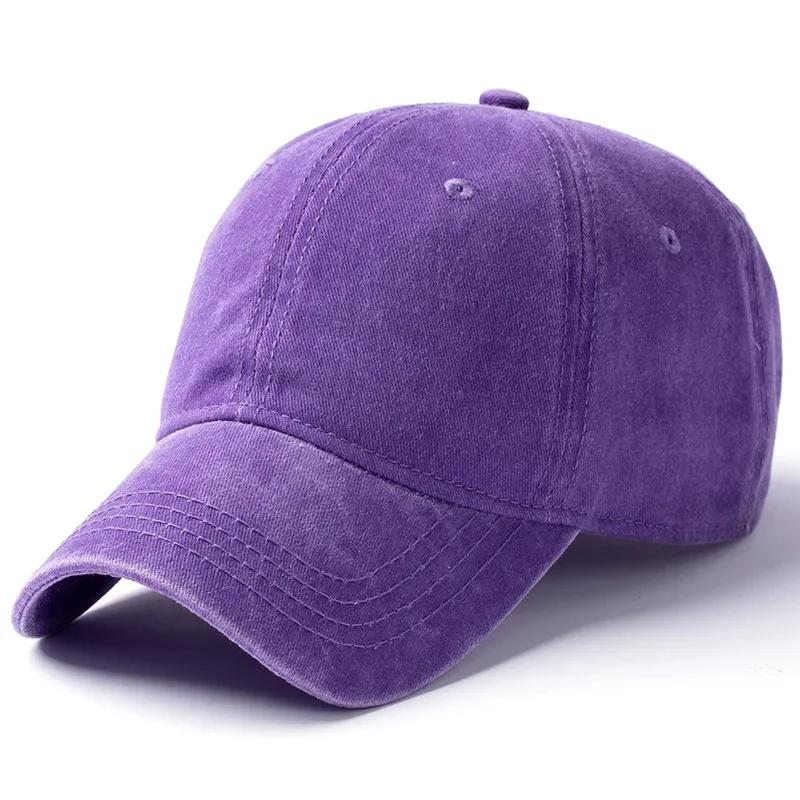 Washed Baseball Caps Xxl Big Size 63cm Snapback  Solid Color Dad Hat Outdoor Casual Sport Cap Male Big Size Hats Your Logo