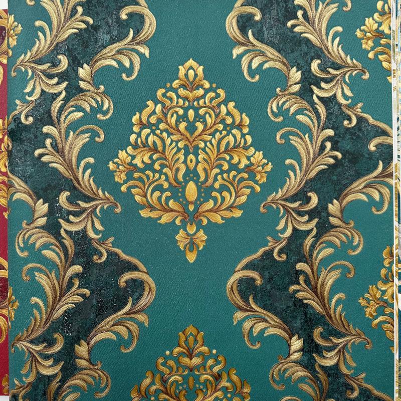 

Европейские 3D Стерео Большие Цветы Обои Гостиная Спальня Дамаск Обои Дворцовый Стиль 0. 53x9.5m