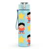1PC Kids Star Group Figure 750ml Color Plastic Sports Water Bottle Leakproof Flip Straw Lid Suitable for Sports Office Home Use