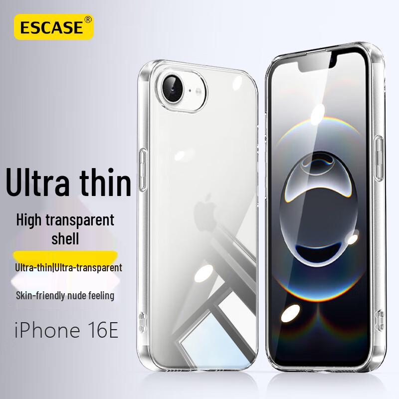 ESCASE Transparente Anti-Fall TPU Weiche Hülle für iPhone