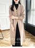 Women's Solid Color Wool Knit Cardigan - Buttonless, Long Sleeve, Casual Fit