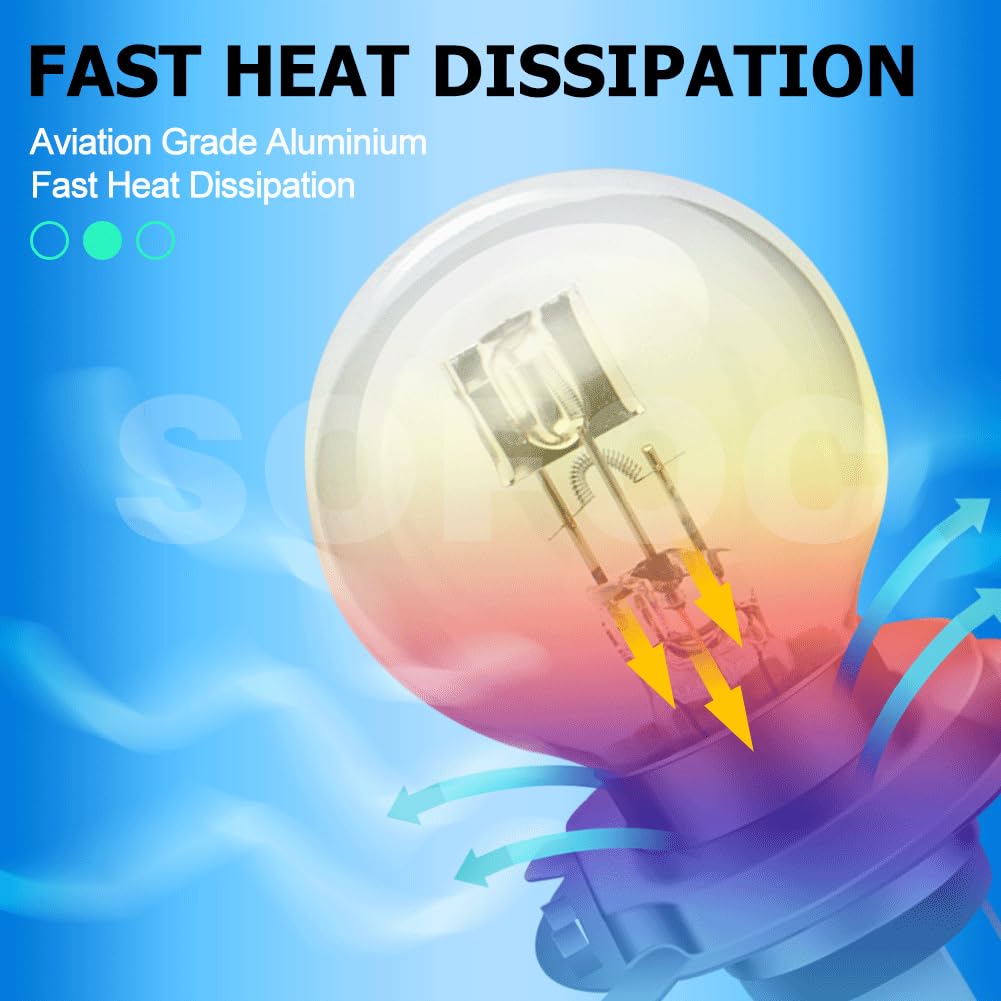 SOFOC H4 P43T 6V 45/40W Halogen Motorcycle Car Headlight Bulb