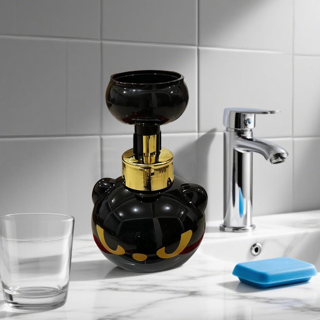 Cute Soap Dispenser Cat Paw Print Shower Foam Soap Dispenser Reusable Shampoo Pump Container Kitchen Soap Dispenser Multipurpose