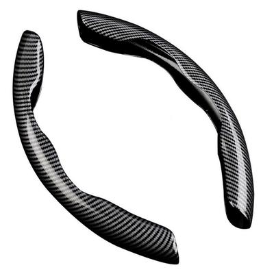 2pieces Car Steering Wheel Car Steering Wheel Anti-slip Cover Anti-slip Interior Heightener Cover