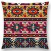 Colorful Seamless Aztec Decorative Prints Sofa Throw Pillow Case Fancy Abstract Geometric Vector Pattern Tribal Cushion Cover