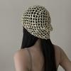 Reflective Sequined Hat Stackable Design Comfortable Pullover Hollowout Hat For Women Daily and Evening Party Photo Wear