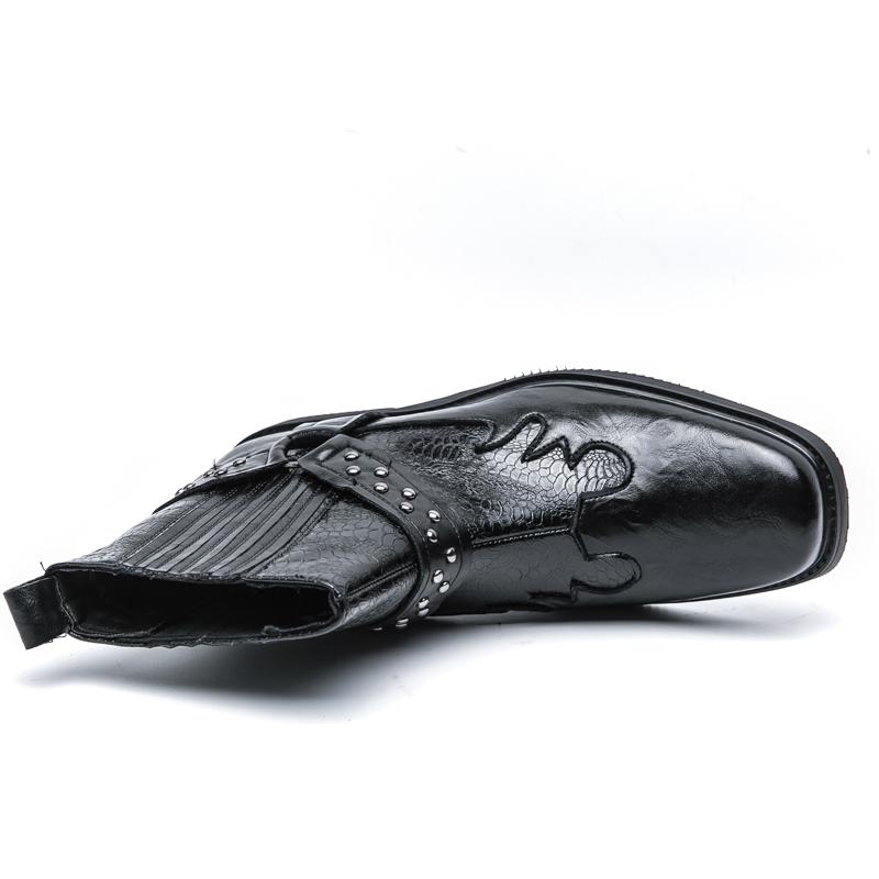 Fashion Leather Boots For Man Genuine Leather Big Size Boots High Quality Designer Formal Boots Casual Boots Fashion Business