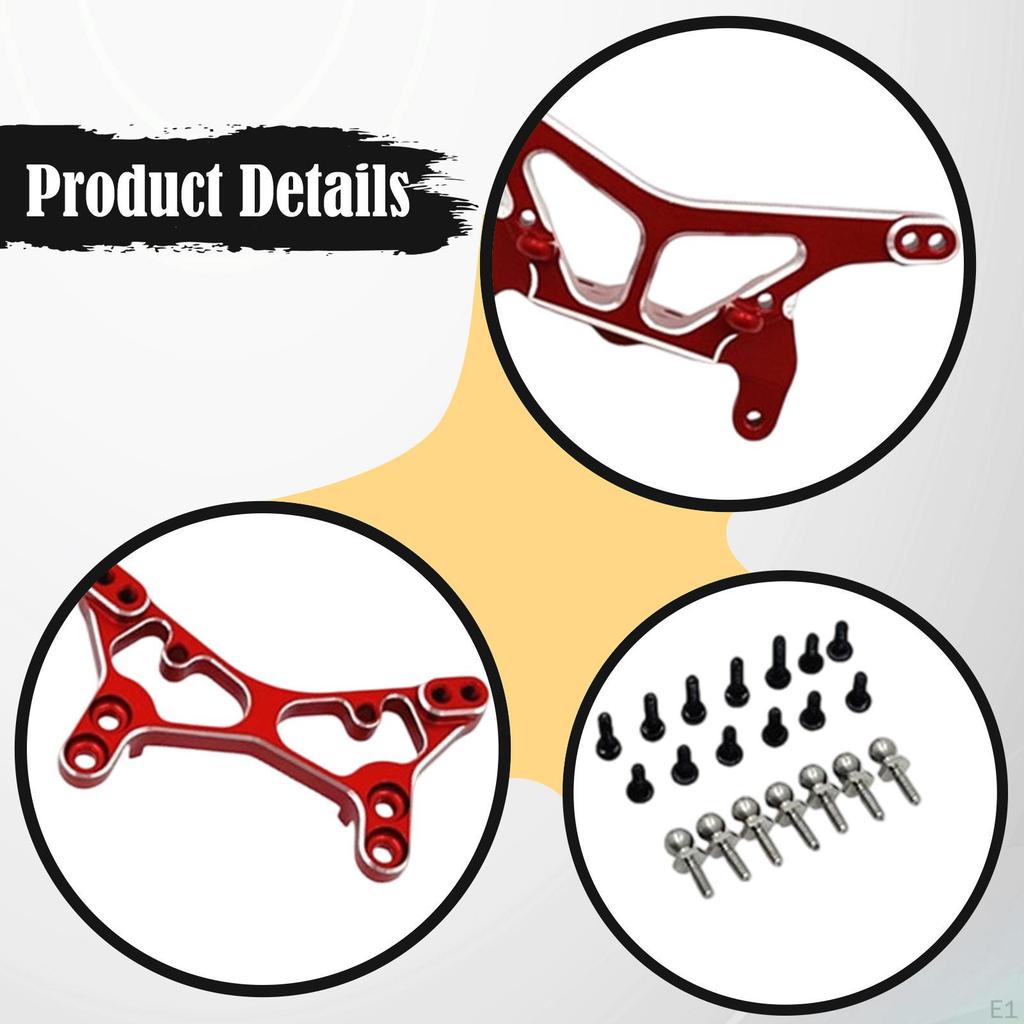 Front & Rear Shock ,RC Car Upgrade Kit, Sturdy ,Replace Parts, Lightweight Mounts Metal for