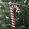 Red & White Candy Cane Ornaments, Christmas Balls, and Decorations Set