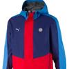 PUMA Color Block Logo Print Casual Hooded Zip Long Sleeve Jacket Men jackets Blue 596083-04