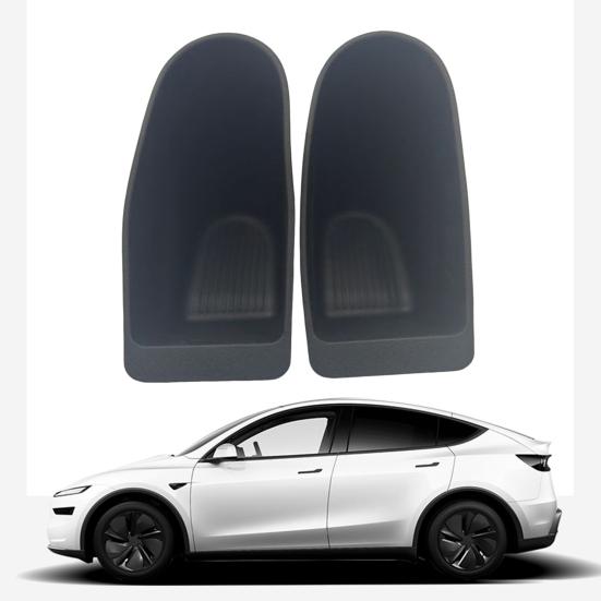 2Pcs Storage Bin (2023-2025) for Tesla Model 3/Y Door TPE