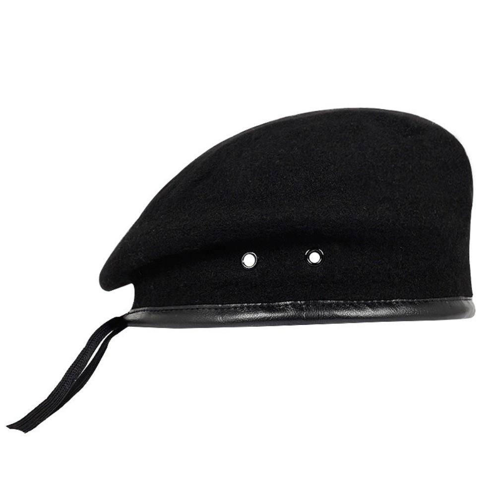 Solid Color Hip Hop Cap Woolen Cloth Flat Caps Unisex Painter's Hat