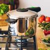 Monix Presto - 4 Litre Rapid Pressure Cooker, 18/10 Stainless Steel, Compatible with All Heat Sources Including Induction