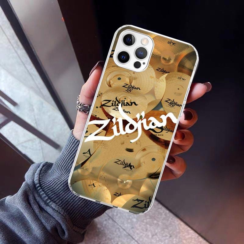 Musical Instrument Drum Rock Phone Case For iPhone 17 Air 11 13 Mini 14 15 Plus 16 12 Pro Max 16E SE 7 8 Pattern Soft TPU Back C