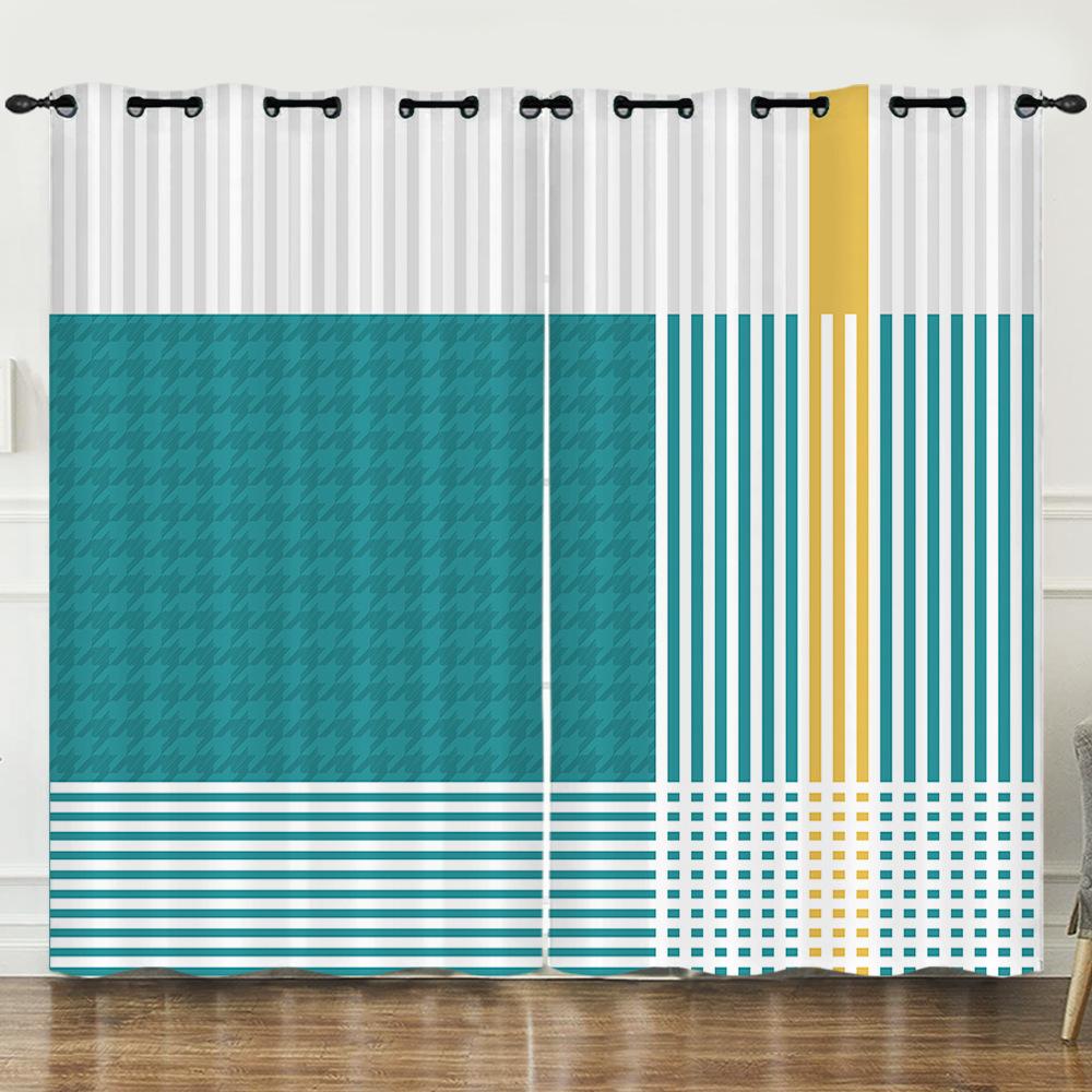 Imprimare Proaspătă 3D Imprimare Digitală Simplă Perdea Blackout Perforare